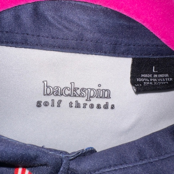 Mens Backspin Golf polo, Torrey Pines Polo size Large - Picture 2 of 3